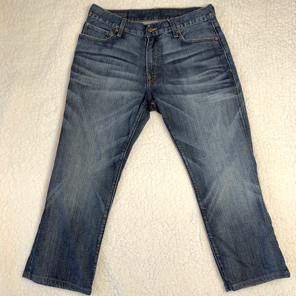 Gap Women’s 1969 Standard Blue Jeans Denim Medium Wash Straight Size 33X24